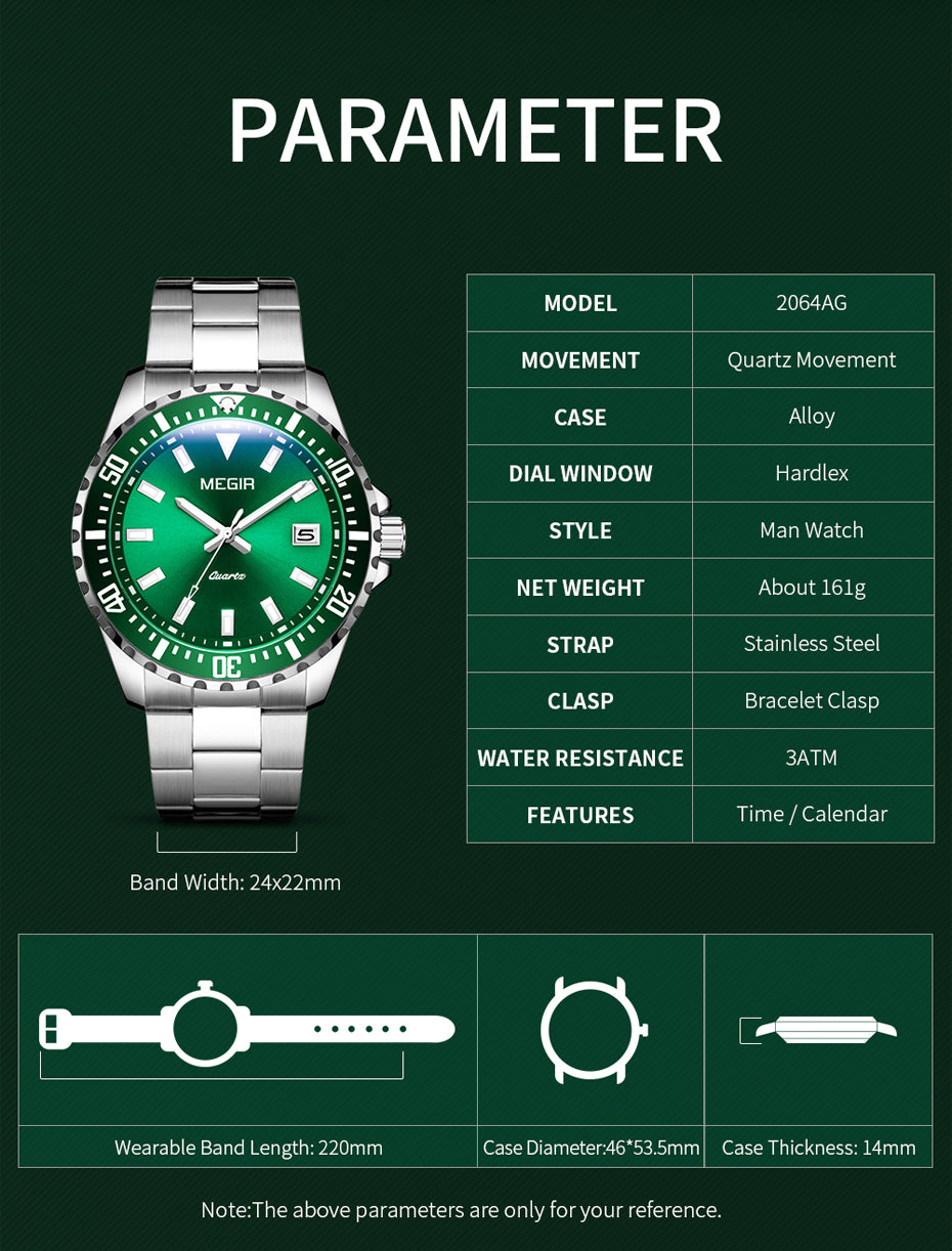 MEGIR Men Premium Watch
