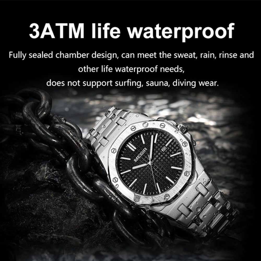 MEGIR Premium Watch for Men Luxury Business Watch
