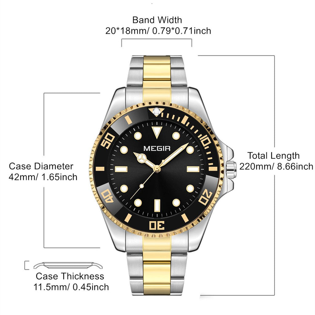 MEGIR Premium Men's Business Wristwatch