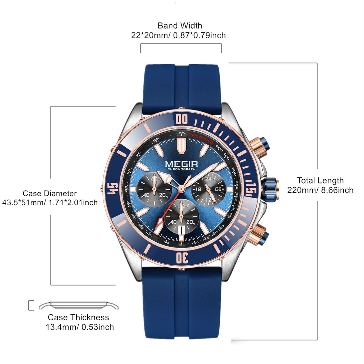MEGIR Premium Men watch